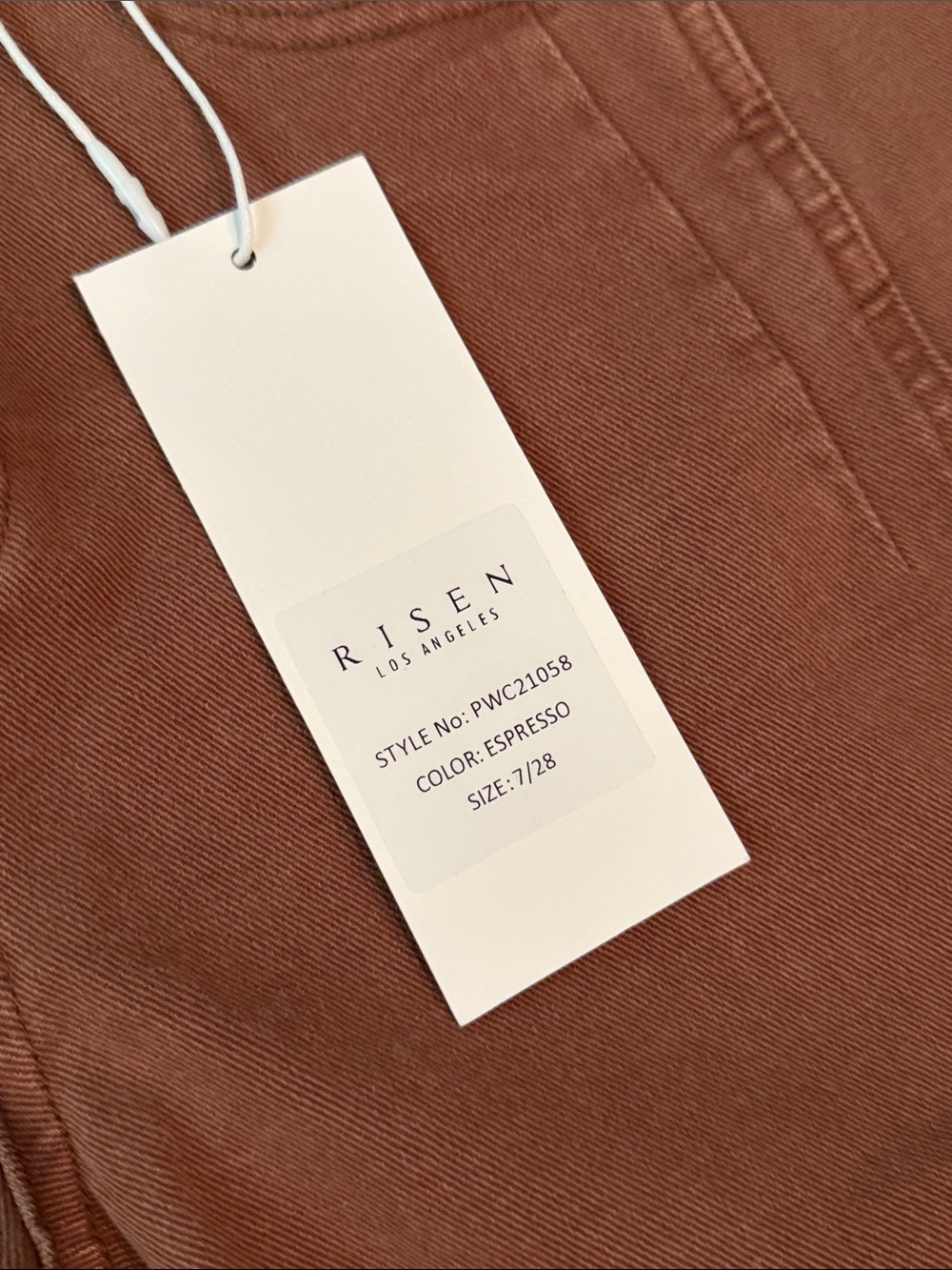 Risen washed plum Wide-Leg Painter Pants with Front Seams 7/28 - Picture 3 of 14